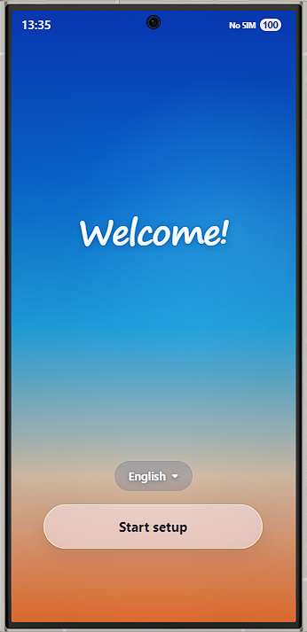 Angled view of T7 Phone