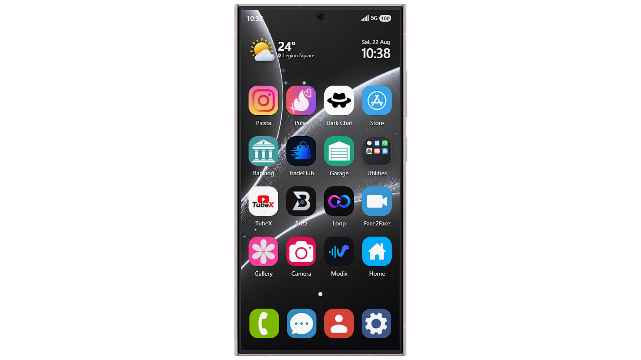 Front view of T7 Phone