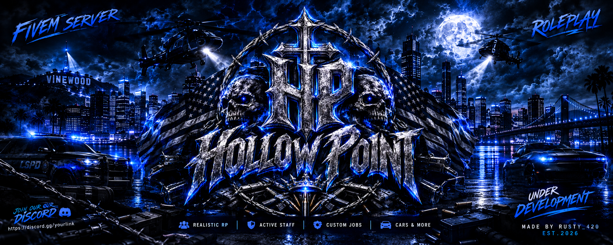 Serverdetails HOLLOW POINT Roleplay