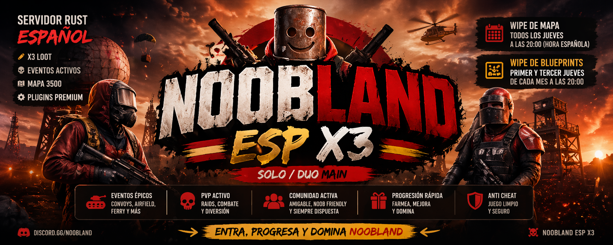 [ESP] NoobLand X3 SOLO/DUO MAIN