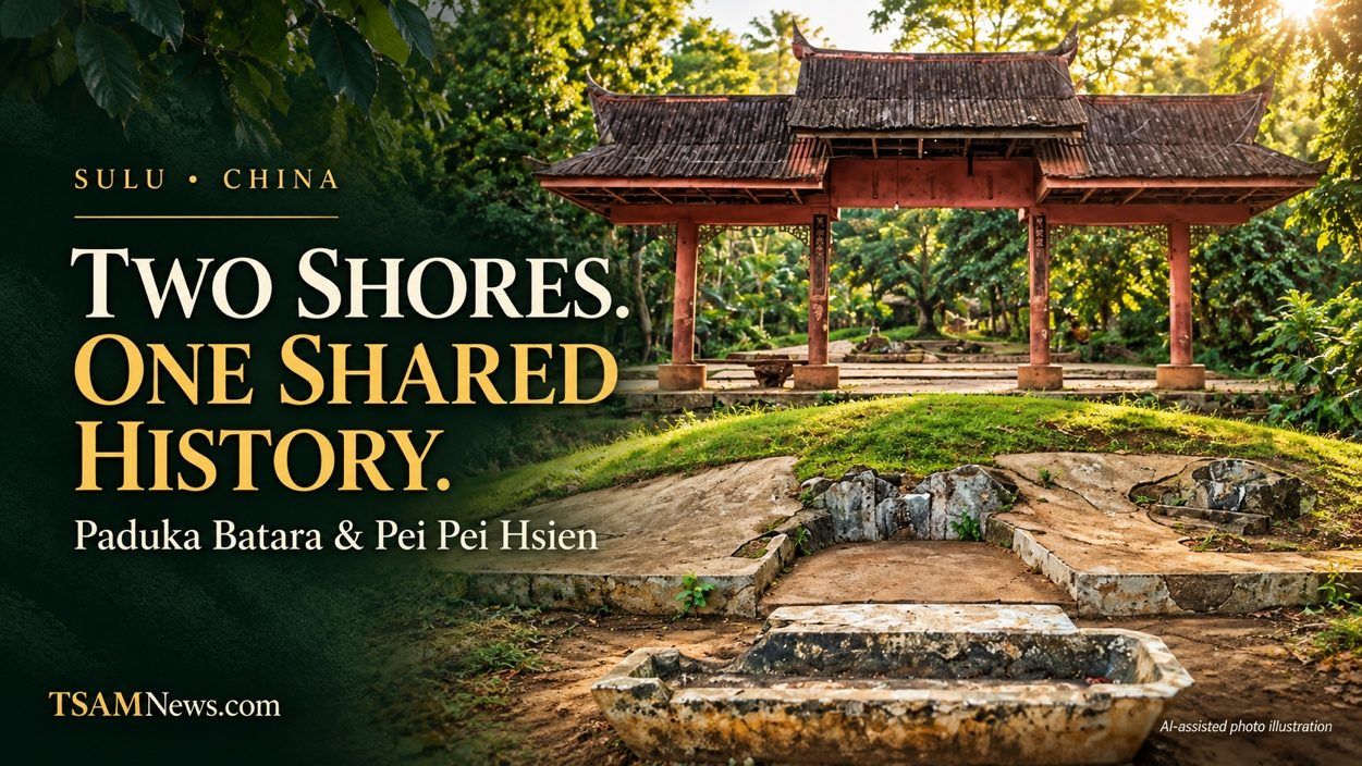 Final resting place of Bai Pixian (Pei Pei Hsien) in Jati Tunggal, Indanan, near Jolo