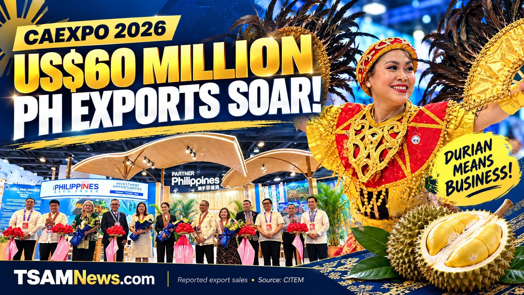 A $US60-million harvest: Philippine exports soar at CAEXPO as business builds bridges with China
