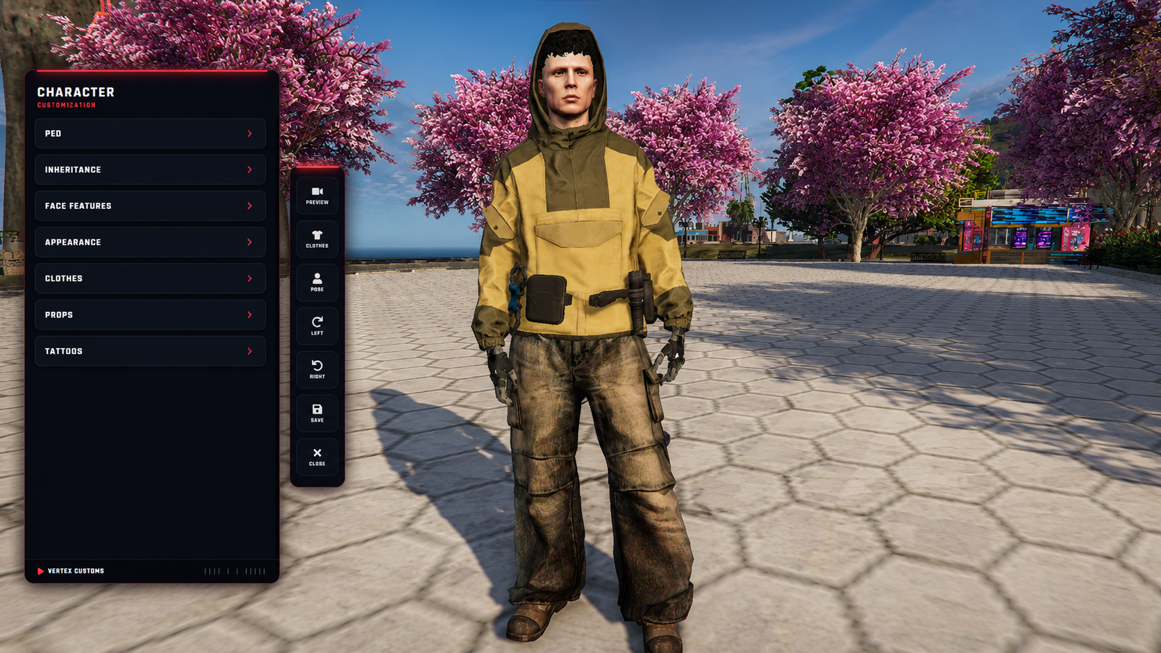 Main Character Menu