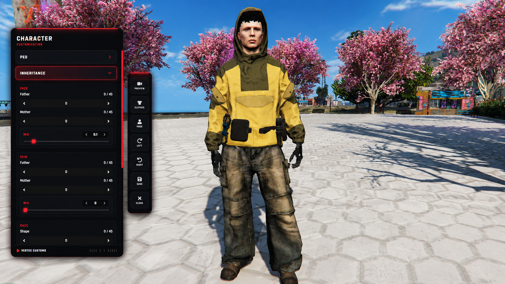 Character Preview Modes