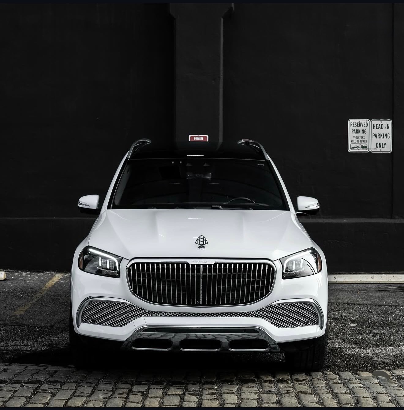 White Maybach rental