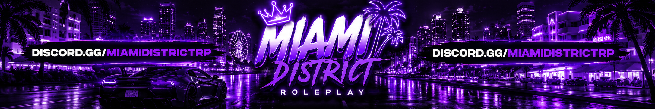 Miami District Roleplay banner