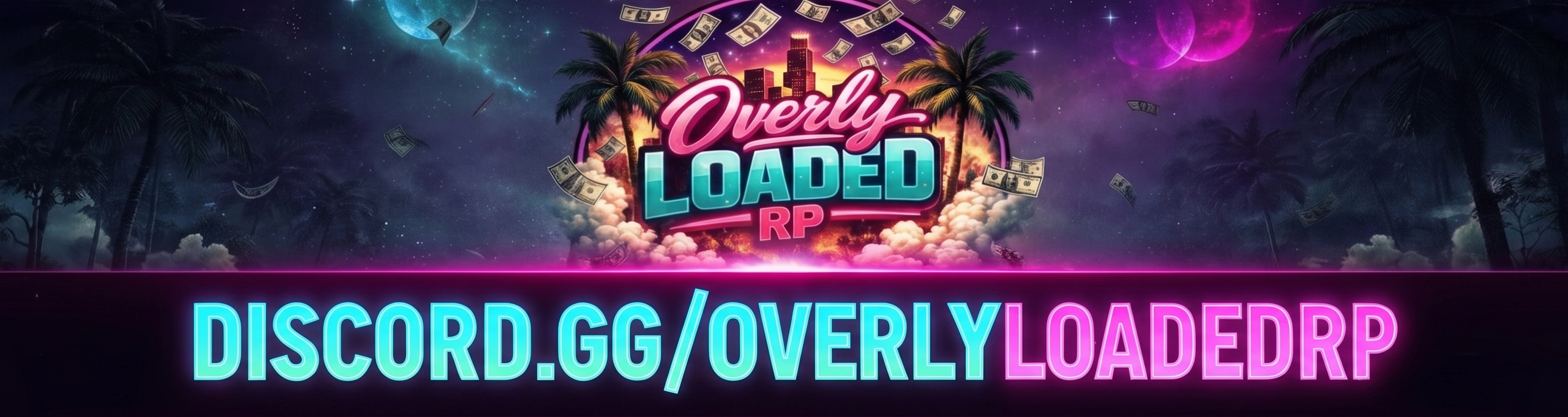 💞Overly Loaded💞 | ❤️Female Owned❤️ | 💊Custom Drugs💊 | 👑 Custom Clothing 👑 | 🎥 Streamer & Female Prio 💜 | 🚓 Active PD & EMS 🚑 | 💸 Active Staff & Community 💸 | 📜 TOS Friendly 📜 | 📍 Join us @ .gg/overlyloaded 📍