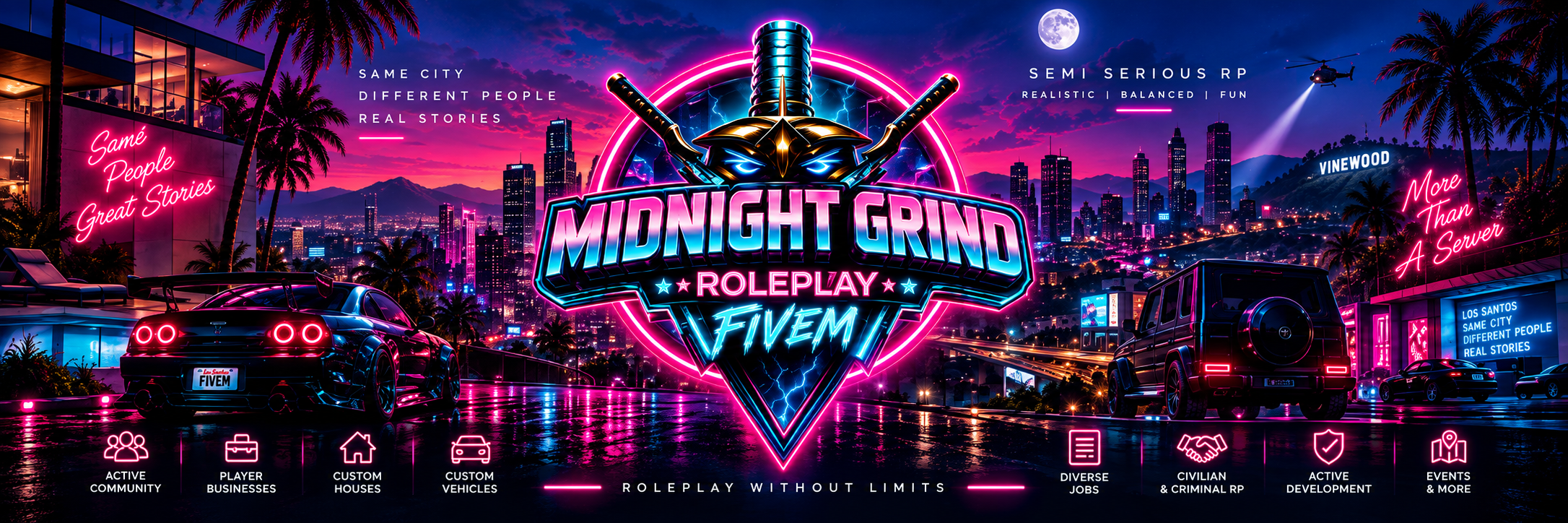 Midnight Grind Roleplay Banner