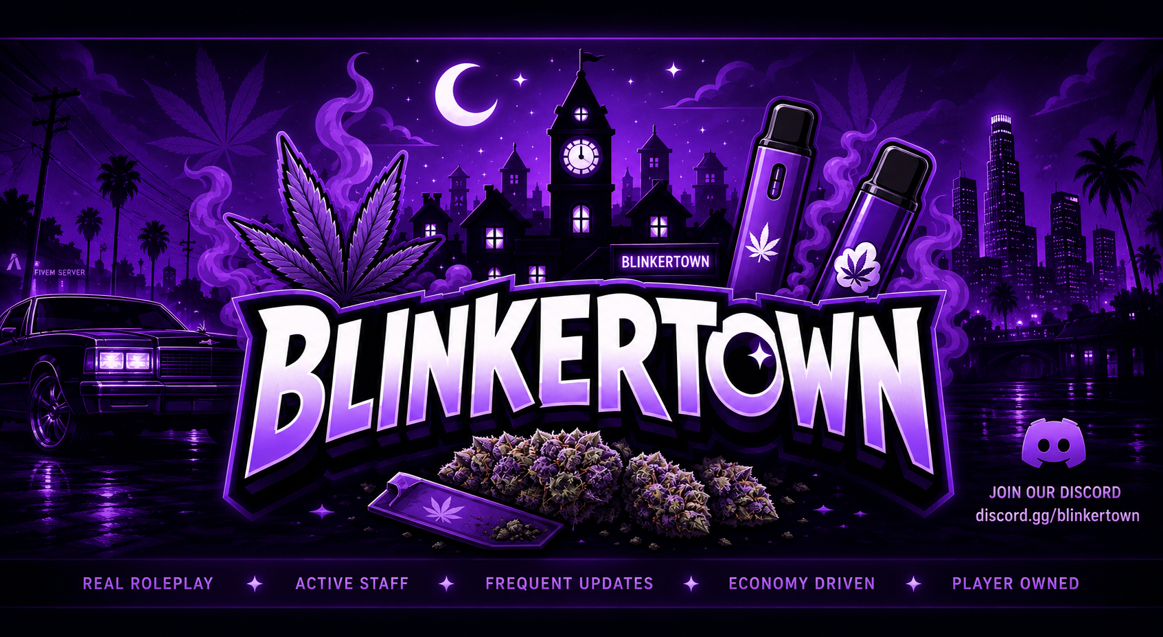 Blinkertown banner