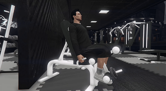 Jota Dev FiveM Gym System gameplay