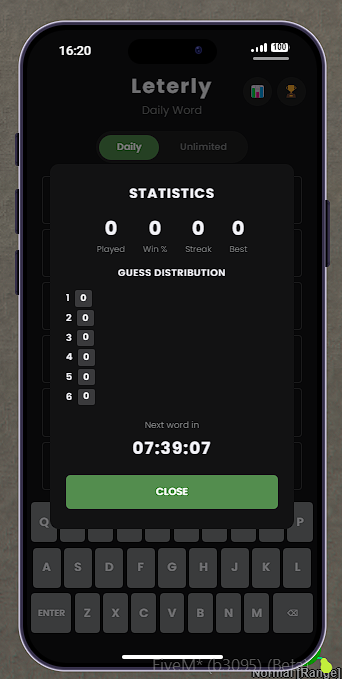 Leterly - track your stats