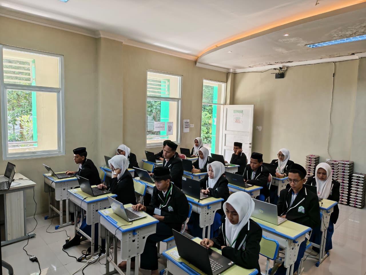 Pelaksanaan Asesmen Akhir Jenjang (USBK) Kelas Akhir SMP NU Assalafie Unggulan Tahun 2026