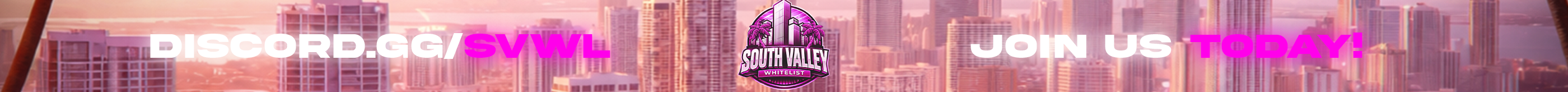 South Valley WL🌴 | ⚔️ Semi-Serious RolePlay | 🚓 Active PD & EMS 🚑 | 🧪 Beginner Friendly | ⚙️ Optimized | 🐍 Free Starterpack