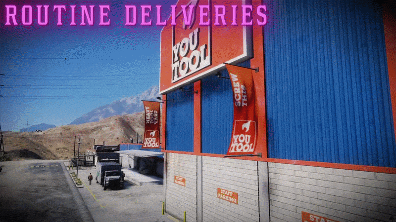 Trucks on a schedule