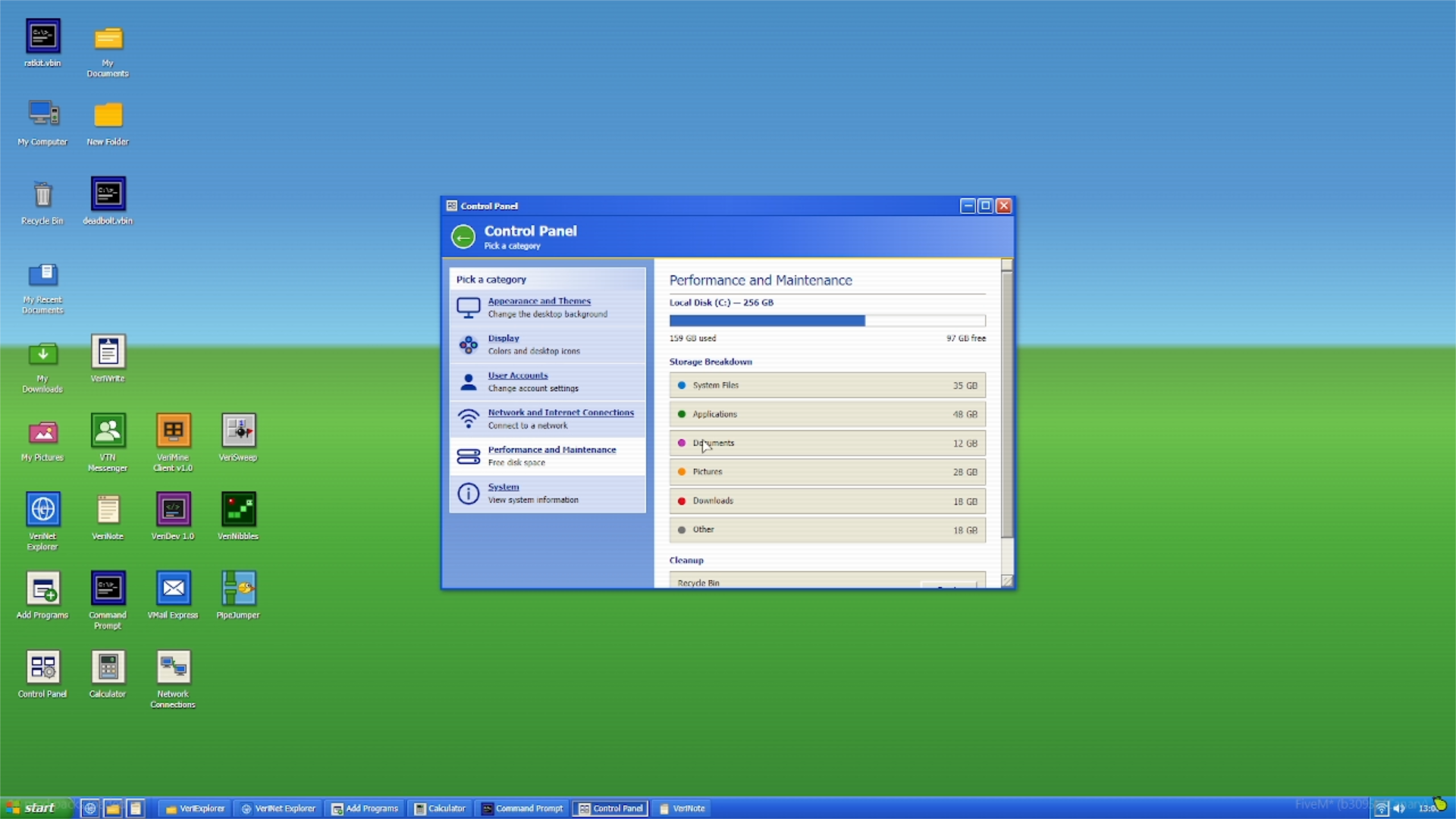 Server-backed virtual FS