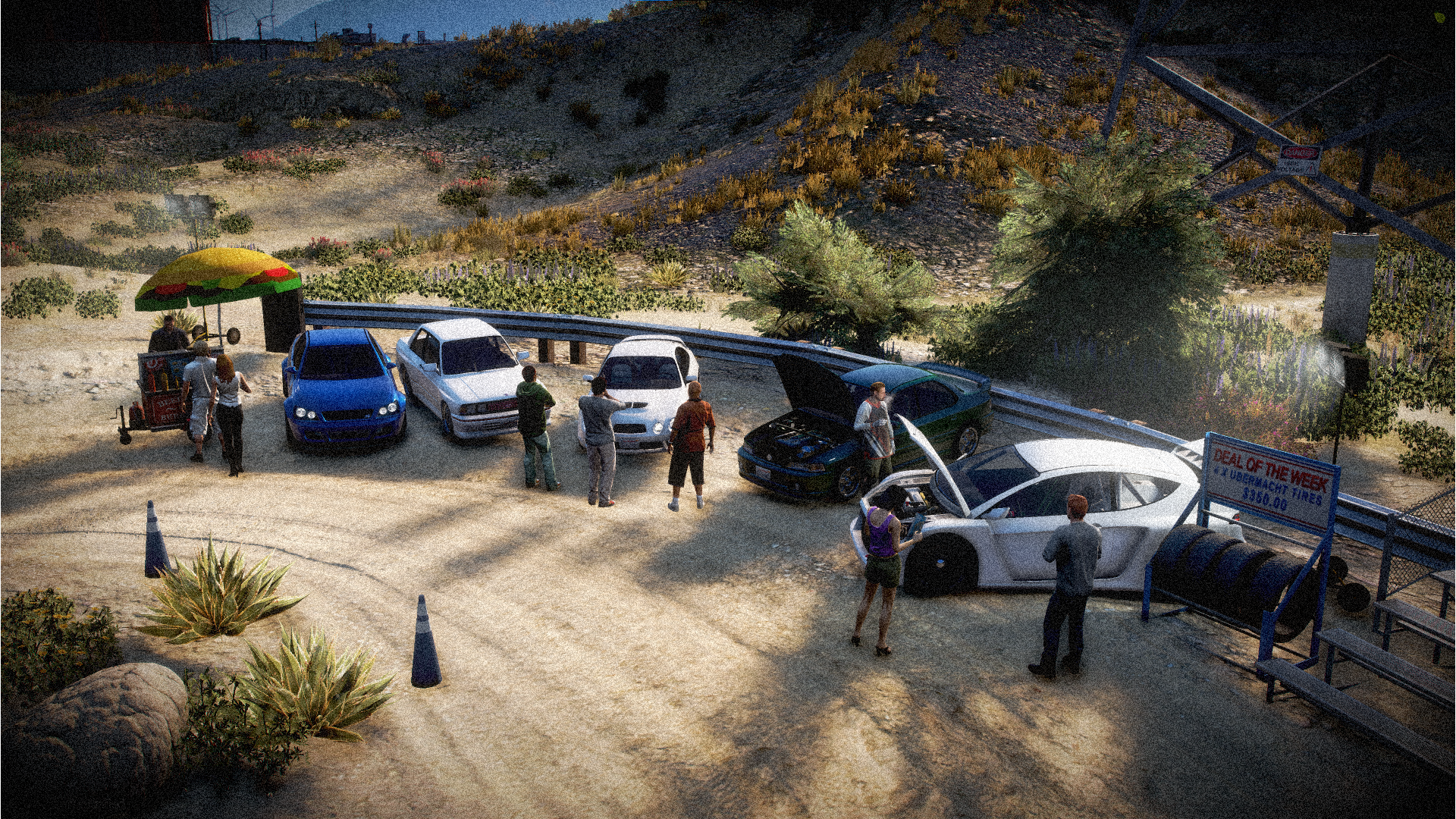 Rally HQ showcase cars
