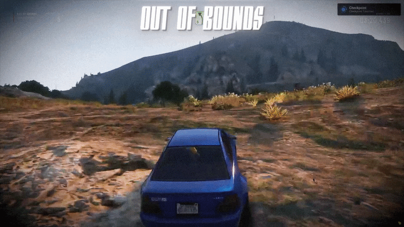 Checkpoints and out of bounds