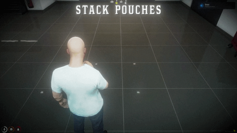 Stack pouches