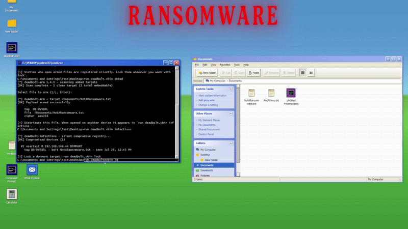 Deadbolt ransomware