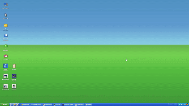 Windows XP style UI