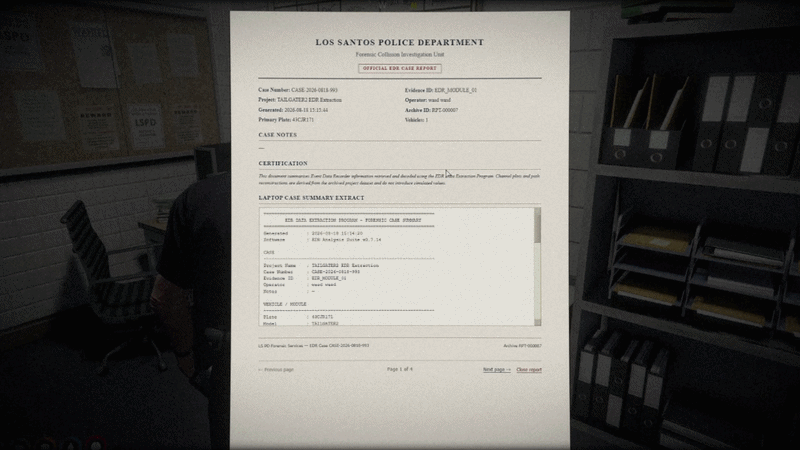 Printed document viewer