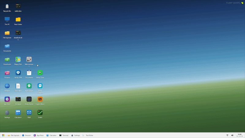 Desktop icons