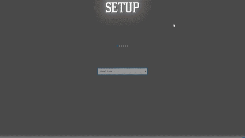 First boot OOBE