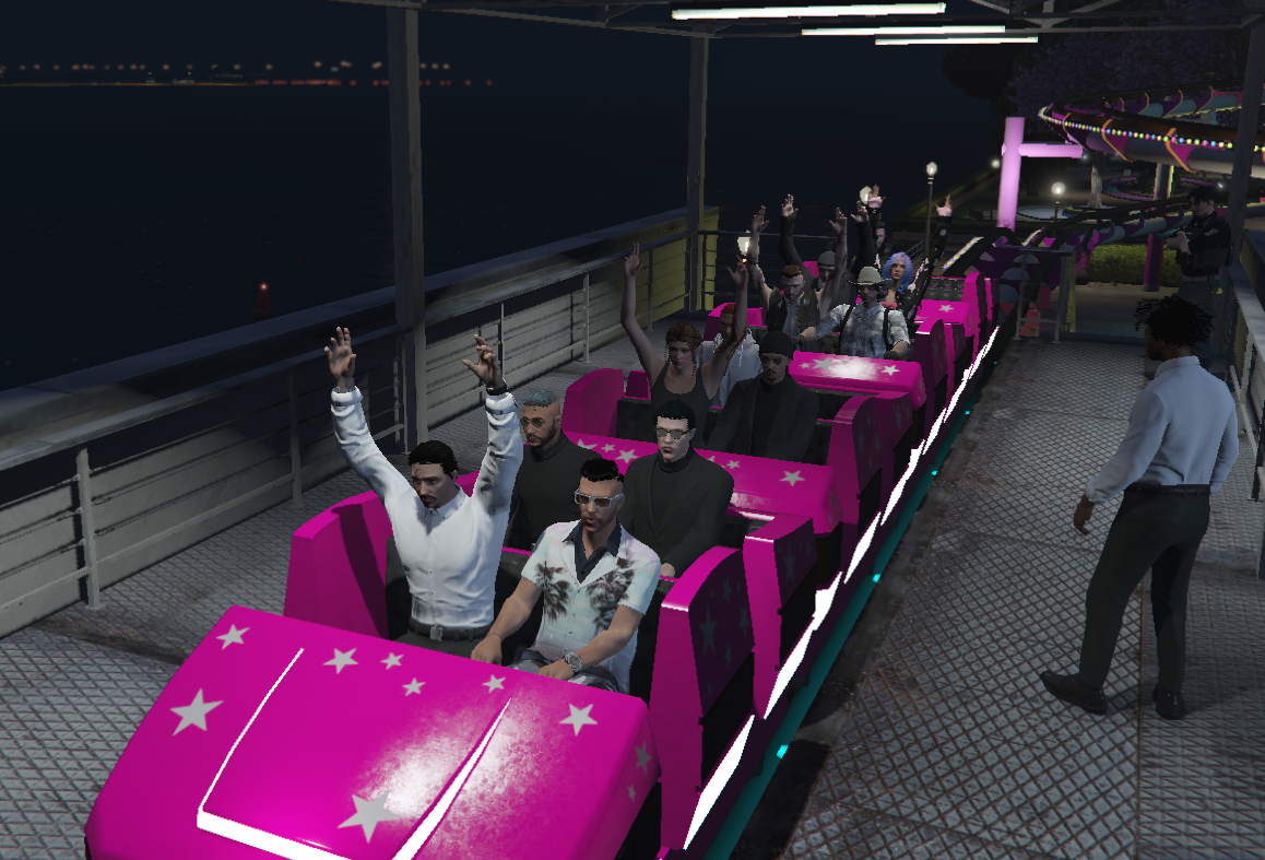 Montagnes russes - Attraction RP