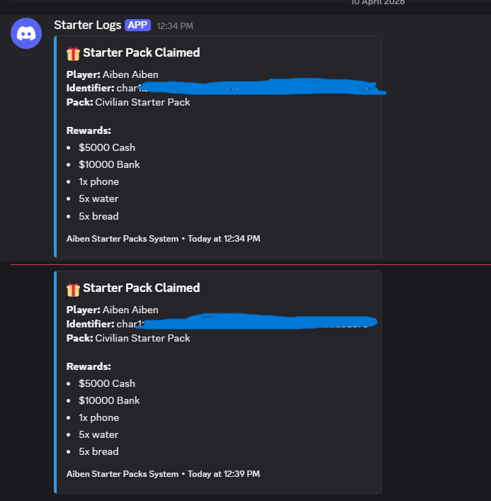 Starter Pack System