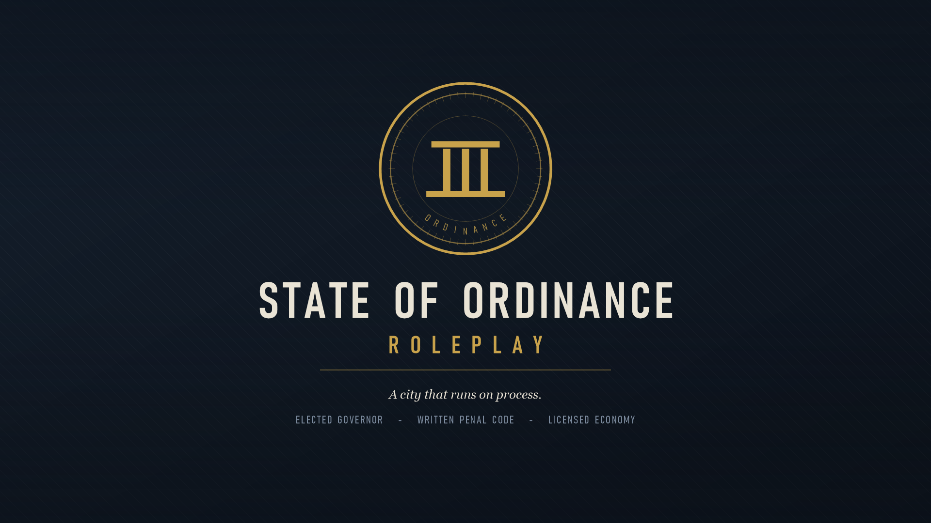 STATE OF ORDINANCE RP
