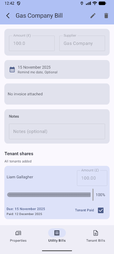 Utility Bill Upload Screenshot 3