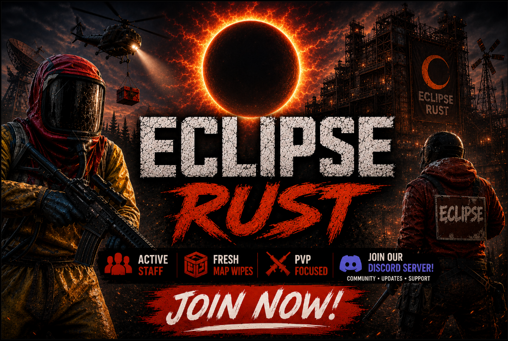 Eclipse Rust - Solo/Duo - Raidable Bases 2X