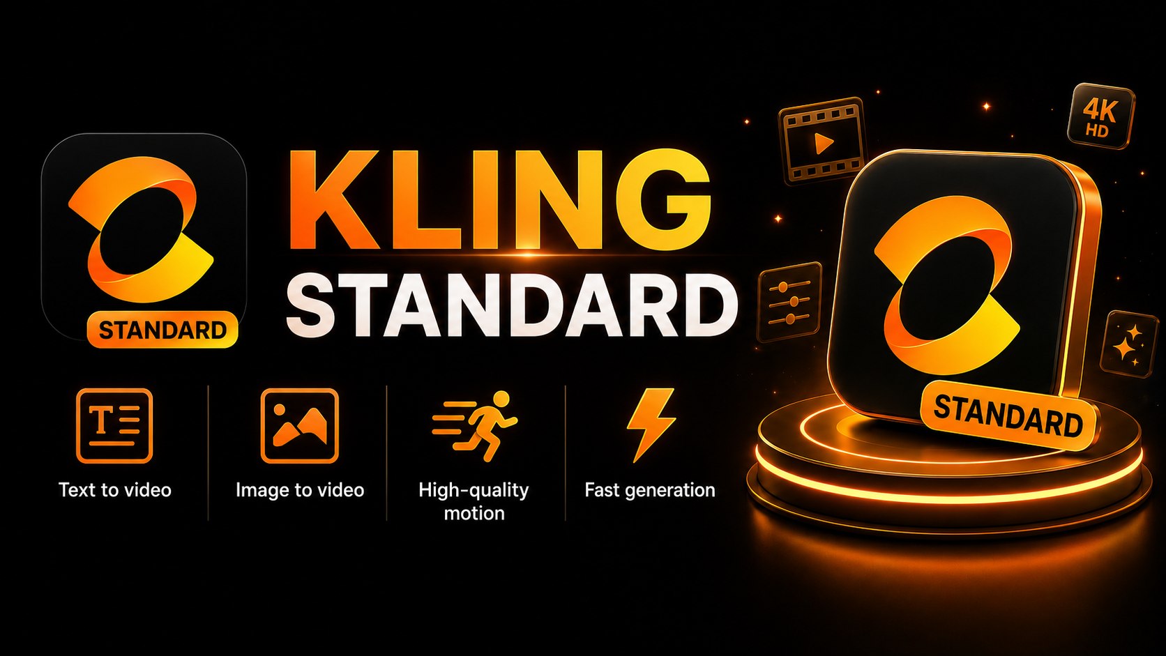 KlingAI 750-1100 Credits 1 Month (28D warranty)