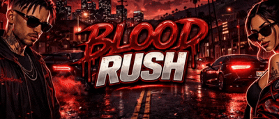 BLOOD RUSH connection banner